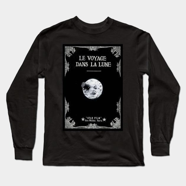 A TRIP TO THE MOON Long Sleeve T-Shirt by DEMON LIMBS